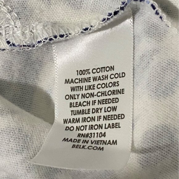 Kim Rogers Womens Pullover Top XL Op Art Boho Geometric Hypnotic Chain Print - Picture 7 of 7